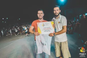 Победник на Street Basket турнирот на Струмица Опен Фест 2019 со награда и подарок од Фротирка.